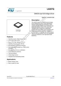 L6207Q Datasheet Cover