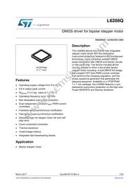 L6208Q Datasheet Cover