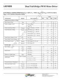 L6219DSTR-T Datasheet Page 4