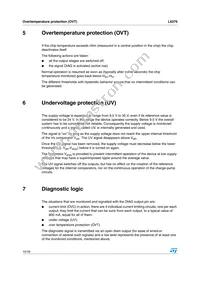 L6376D013TR Datasheet Page 10