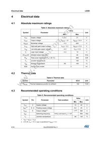L6395DTR Datasheet Page 6