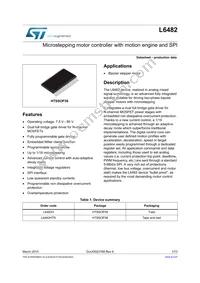 L6482HTR Datasheet Cover