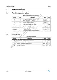 L6564DTR Datasheet Page 6