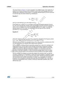 L6599AFDTR Datasheet Page 21