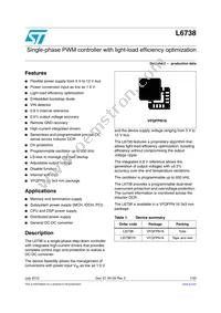 L6738 Datasheet Cover