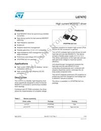 L6747C Datasheet Cover