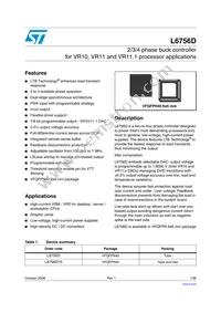 L6756D Datasheet Cover