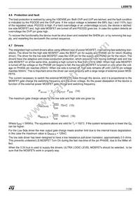 L6997S Datasheet Page 11