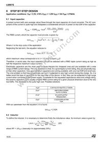 L6997S Datasheet Page 16