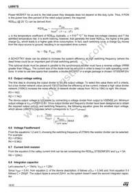 L6997S Datasheet Page 18