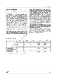 L9338DTR Datasheet Page 5