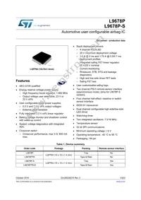 L9678P-S Datasheet Cover