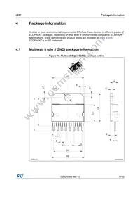 L9911K Datasheet Page 17