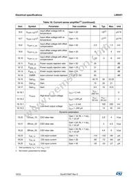 L99H01XPTR Datasheet Page 18