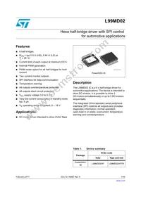L99MD02XPTR Datasheet Cover
