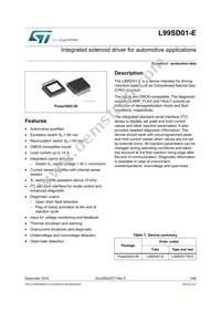 L99SD01-E Datasheet Cover