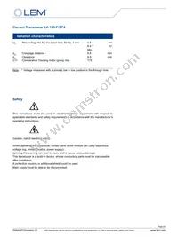 LA 125-P/SP4 Datasheet Page 2