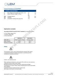 LA 25NP/SP7 Datasheet Page 2