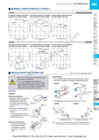 LA-300 Datasheet Page 6