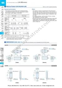 LA-300 Datasheet Page 7