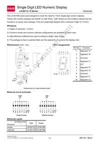 LA-501VN Datasheet Cover