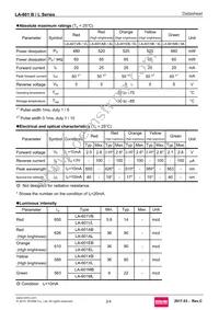 LA-601AL Datasheet Page 2