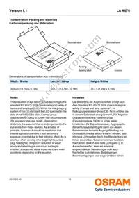 LA A676-Q2T1-1-Z Datasheet Page 16