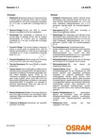 LA A676-Q2T1-1-Z Datasheet Page 18