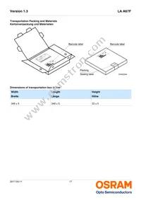 LA A67F-ABBB-24-1-30-R33-Z Datasheet Page 17