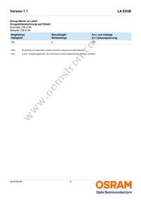 LA E63B-CBEA-24-1 Datasheet Page 6