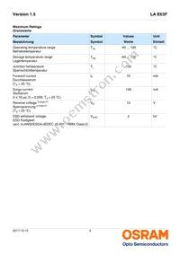 LA E63F-EBGA-24-3A4B-Z Datasheet Page 3