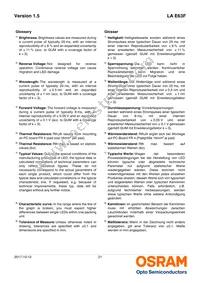 LA E63F-EBGA-24-3A4B-Z Datasheet Page 21