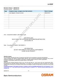 LA E65F-CADA-24-1 Datasheet Page 14