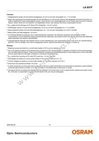 LA E67F-AABA-24-1 Datasheet Page 13