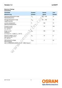 LA E67F-BACA-24-3A4B-Z Datasheet Page 3