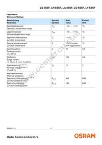 LA E6SF-BACA-24-1-Z Datasheet Page 4