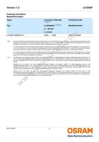 LA E6SF-BBCB-24-1-Z Datasheet Page 2