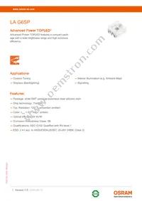 LA G6SP-DAFA-24-1 Datasheet Cover
