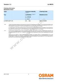 LA M676-Q2T1-24 Datasheet Page 2