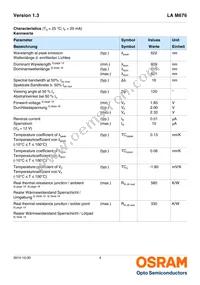 LA M676-Q2T1-24 Datasheet Page 4