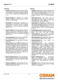 LA M676-Q2T1-24 Datasheet Page 19