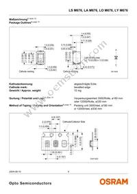 LA M676-R2T1-1-Z Datasheet Page 9