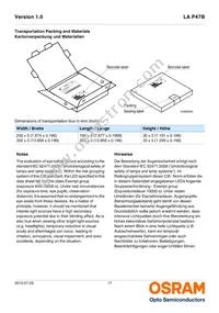 LA P47B-T2V1-24-1-Z Datasheet Page 17