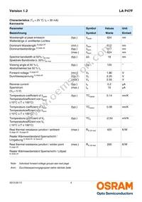 LA P47F-V2BB-24-3B5A-Z Datasheet Page 4