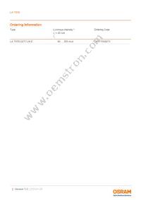 LA T676-S1T1-24-Z Datasheet Page 2