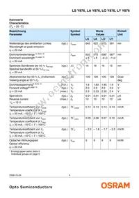 LA Y876-Q2S1-1-Z Datasheet Page 4