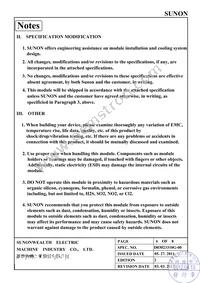 LA001-002A99DY Datasheet Page 7