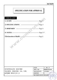 LA001-011A99DN Datasheet Page 2