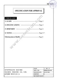 LA001-012A99DN Datasheet Page 2