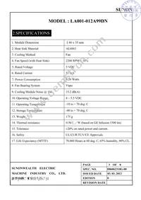 LA001-012A99DN Datasheet Page 4